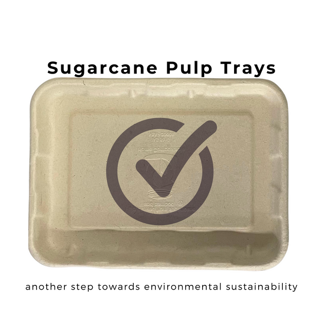Sugarcane Pulp Trays Sunshine Coast Organic Meats