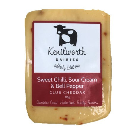"NEW" Kenilworth Cheese - SWEET CHILLI, SOUR CREAM & BELL PEPPER 165g