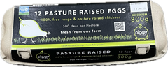 Open pasture raised Egg - Piggy in the Middle - one dozen eggs - 800g