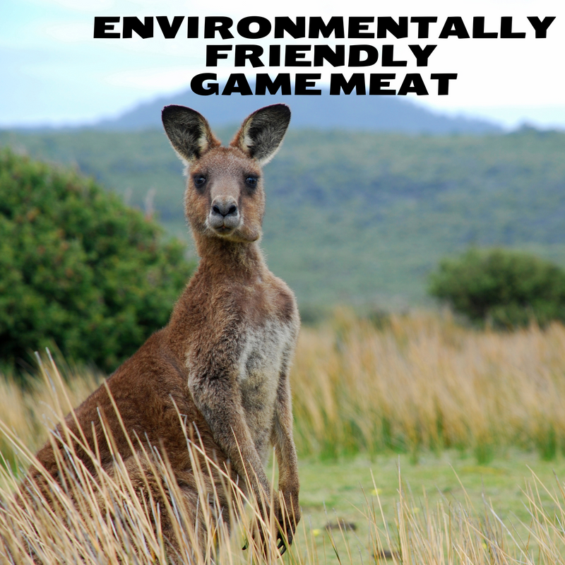 Environmentally friendly game meat