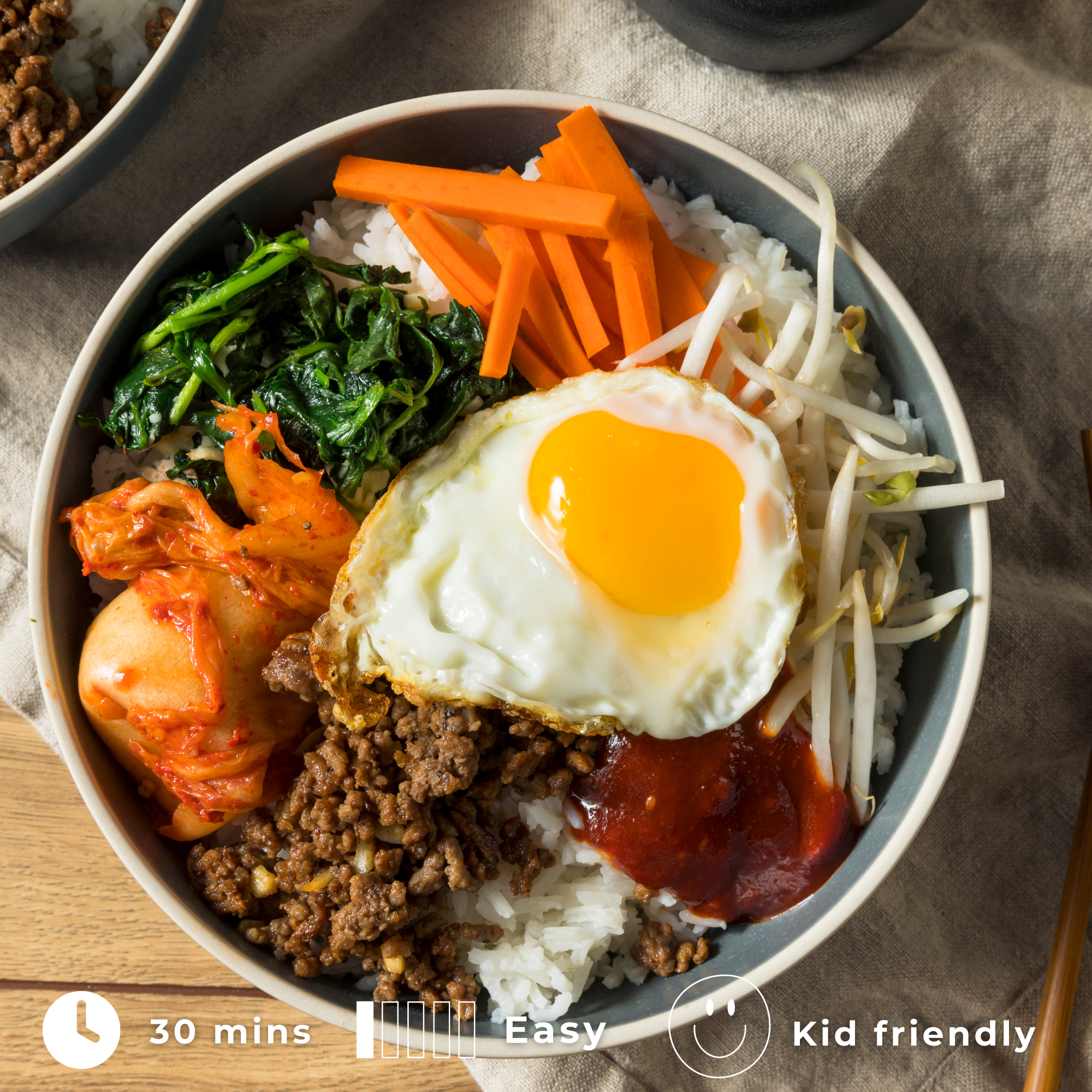 Easy and delicious Bibimbap | Sunshine Coast Organic Meats