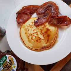 The all-day breakfast meal  Fluffy Canadian pancakes