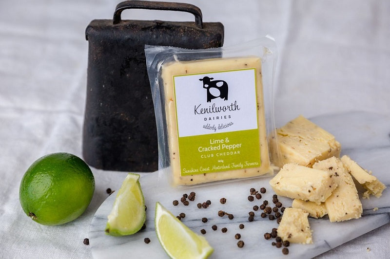 "NEW" Kenilworth Cheese - LIME & CRACKED PEPPER 165g