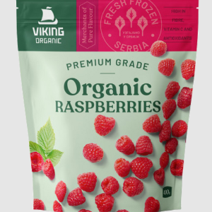 Organic Raspberries Frozen - 500g