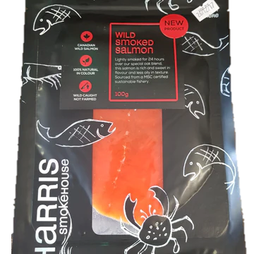 Harris Smokehouse Wild Cold-Smoked Salmon - 100g