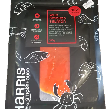 Harris Smokehouse Wild Cold-Smoked Salmon - 100g - (Christmas Pick up only)