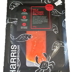 Harris Smokehouse Wild Cold-Smoked Salmon - 100g