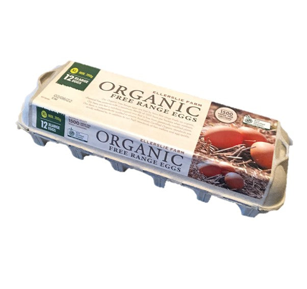 Organic Eggs - one dozen eggs - 700g