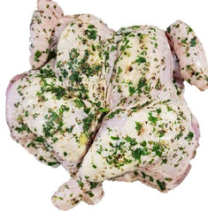 Whole free-range chicken — Butterflied with Herb and Garlic 1.35kg