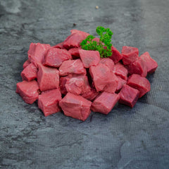 Diced Beef Organic — approx. select portion size