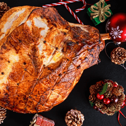 Ham Free Range (No Artificial Nitrates) Whole Bone In - (Christmas Pick up only)