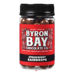 Byron Bay Chocolate Co. Strawberry Raindrops
